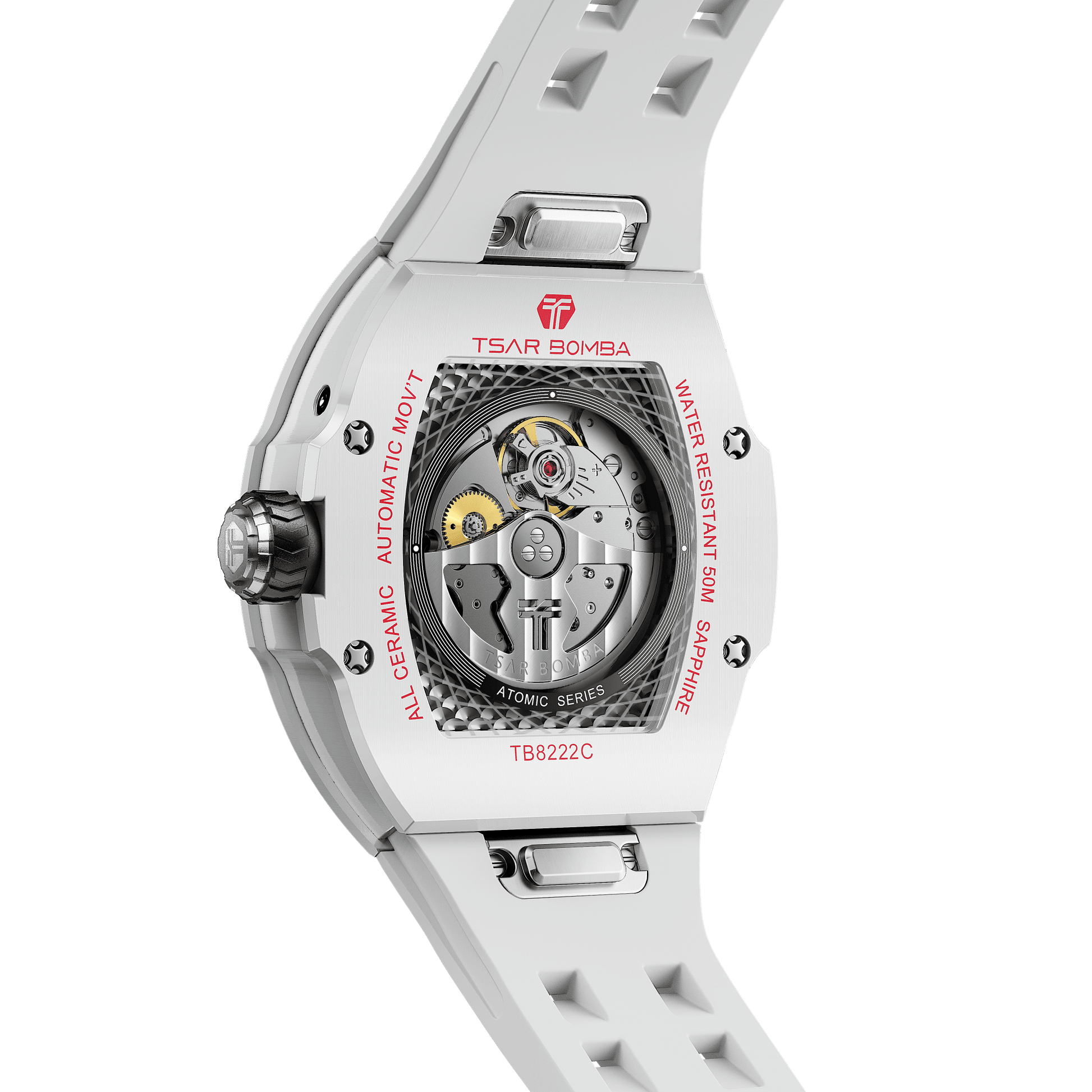 Official Tsar Bomba NEW Atomic-Full Ceramic Edition TB8222C - Top G Watches