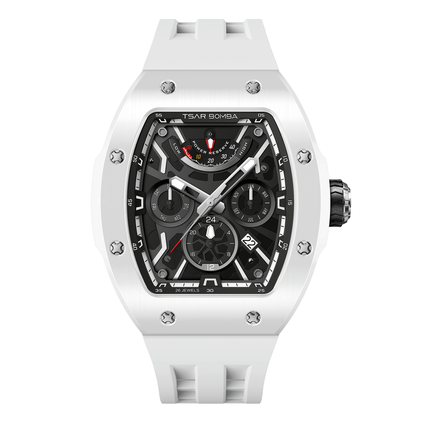 Official Tsar Bomba NEW Atomic-Full Ceramic Edition TB8222C - Top G Watches