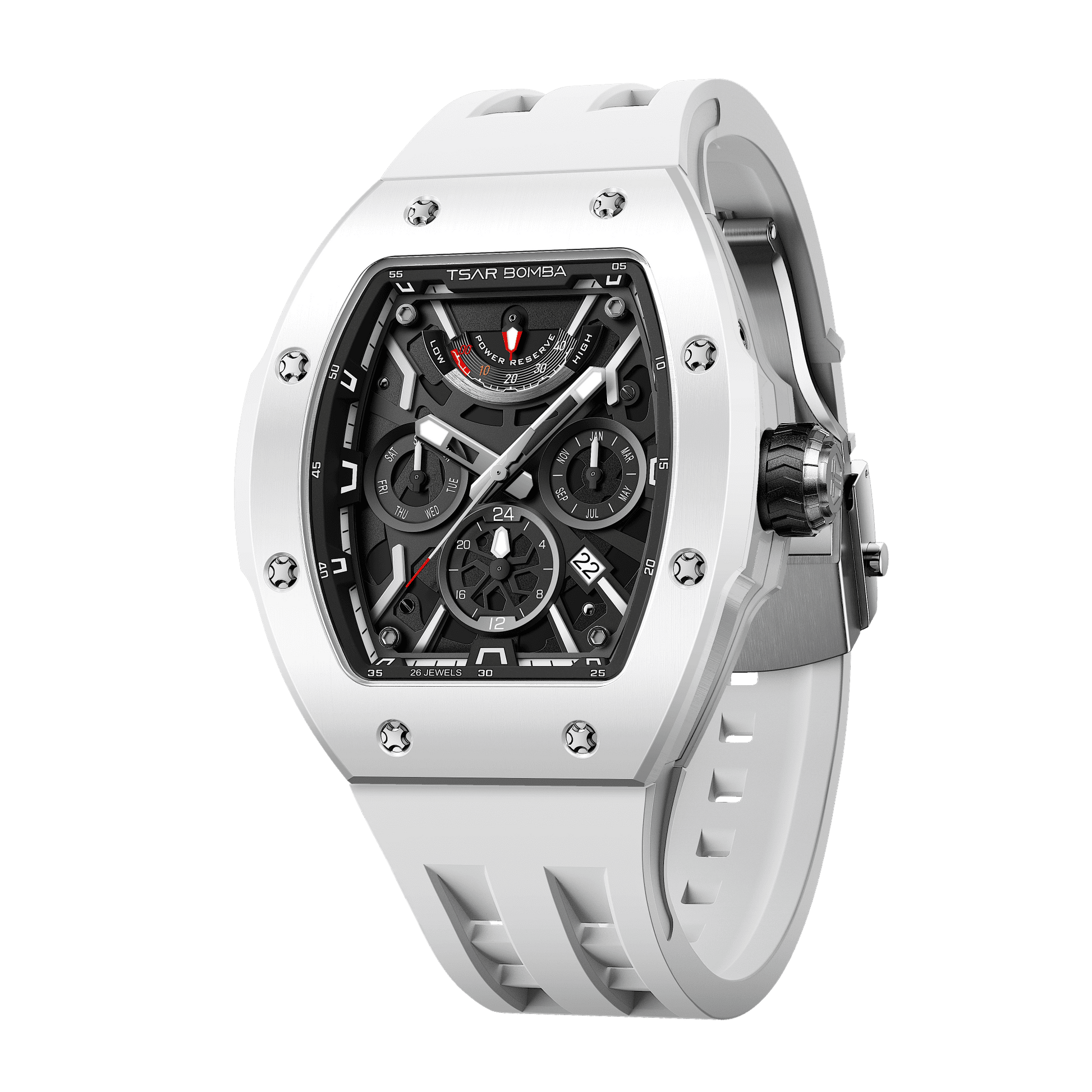 Official Tsar Bomba NEW Atomic-Full Ceramic Edition TB8222C - Top G Watches