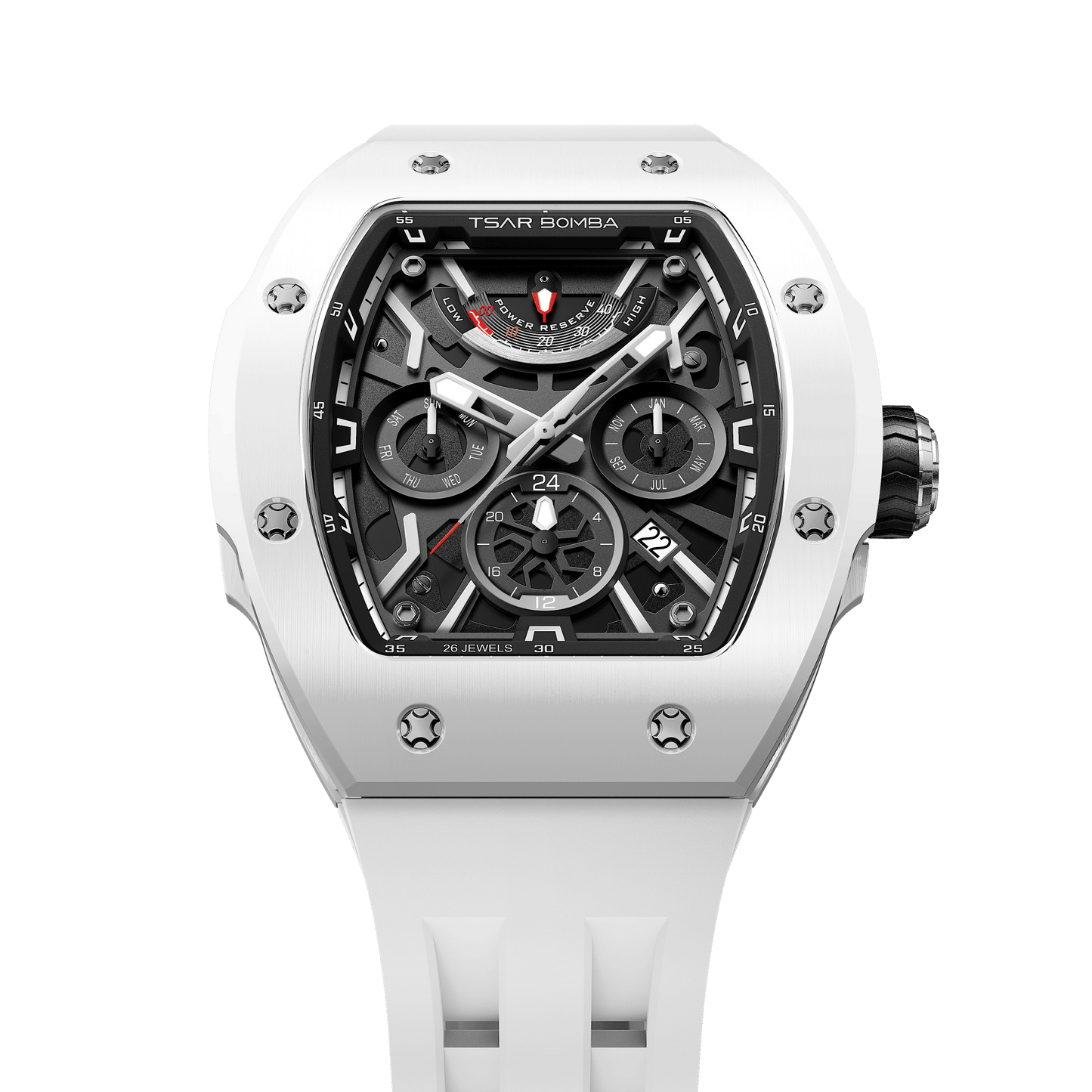 Official Tsar Bomba NEW Atomic-Full Ceramic Edition TB8222C - Top G Watches