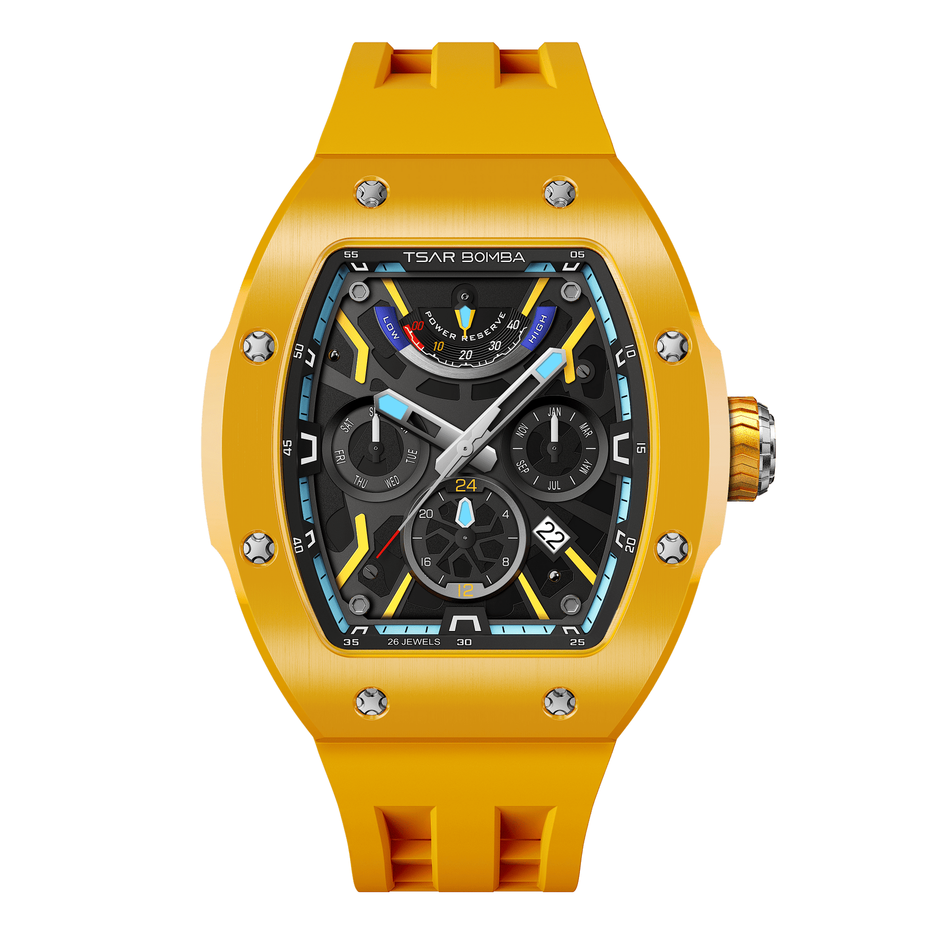 Official Tsar Bomba NEW Atomic-Full Ceramic Edition TB8222C - Top G Watches