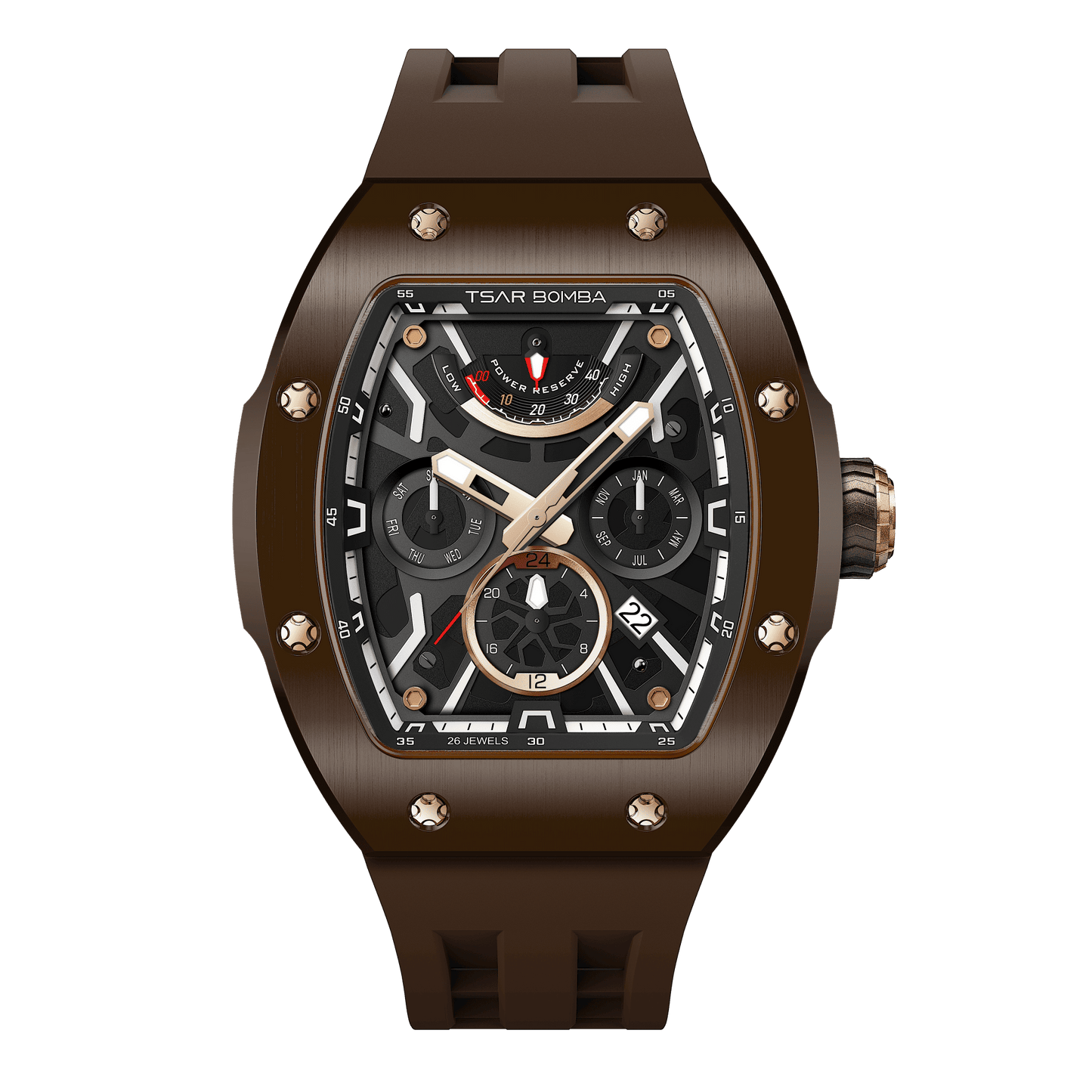 Official Tsar Bomba NEW Atomic-Full Ceramic Edition TB8222C - Top G Watches