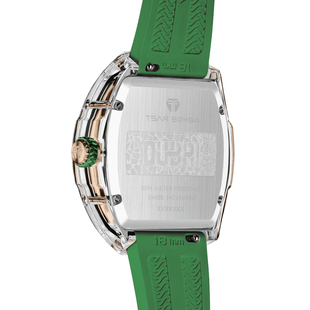Official Tsar Bomba Swiss Acrylic Elemental Ladies Series Watch - TB8219 Nucleus Femme 02 - Top G Watches