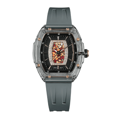Official Tsar Bomba Swiss Acrylic Elemental Ladies Series Watch - TB8219 Nucleus Femme 02 - Top G Watches