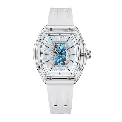 Official Tsar Bomba Swiss Acrylic Elemental Ladies Series Watch - TB8219 Nucleus Femme 02 - Top G Watches