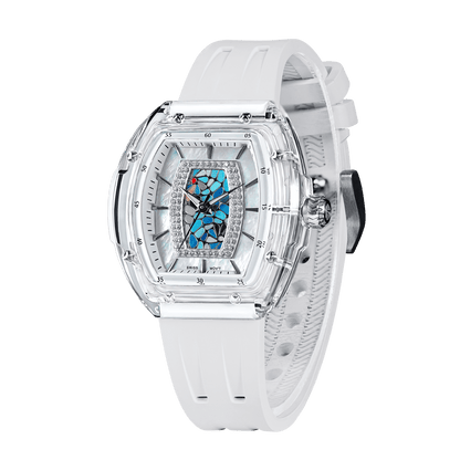 Official Tsar Bomba Swiss Acrylic Elemental Ladies Series Watch - TB8219 Nucleus Femme 02 - Top G Watches