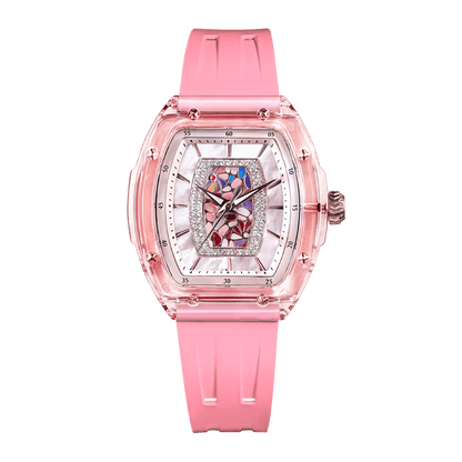 Official Tsar Bomba Swiss Acrylic Elemental Ladies Series Watch - TB8219 Nucleus Femme 02 - Top G Watches