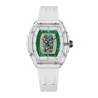 Official Tsar Bomba Swiss Acrylic Elemental Ladies Series Watch - TB8219 Nucleus Femme 02 - Top G Watches