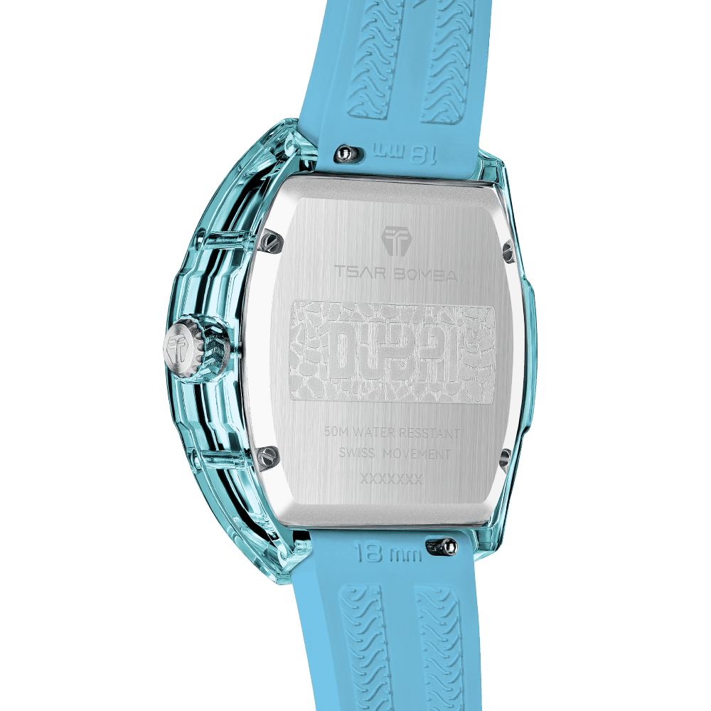 Official Tsar Bomba Swiss Acrylic Elemental Ladies Series Watch - TB8219 Nucleus Femme 02 - Top G Watches