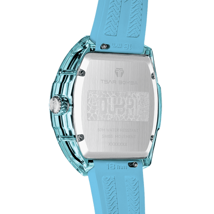 Official Tsar Bomba Swiss Acrylic Elemental Ladies Series Watch - TB8219 Nucleus Femme 02 - Top G Watches