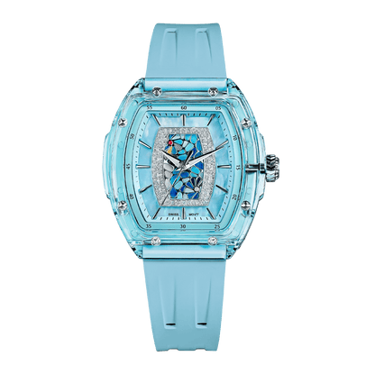 Official Tsar Bomba Swiss Acrylic Elemental Ladies Series Watch - TB8219 Nucleus Femme 02 - Top G Watches