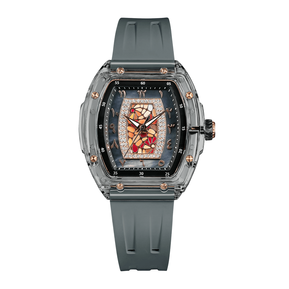Official Tsar Bomba Swiss Acrylic Elemental Ladies Series Watch - TB8219 Nucleus Femme 02 - Top G Watches
