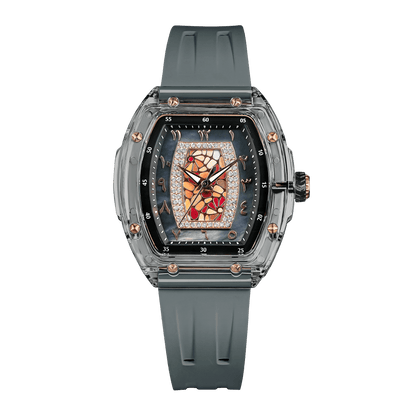 Official Tsar Bomba Swiss Acrylic Elemental Ladies Series Watch - TB8219 Nucleus Femme 02 - Top G Watches