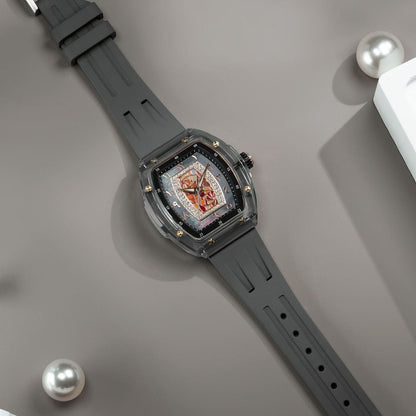 Official Tsar Bomba Swiss Acrylic Elemental Ladies Series Watch - TB8219 Nucleus Femme 02 - Top G Watches