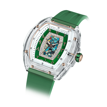 Official Tsar Bomba Swiss Acrylic Elemental Ladies Series Watch - TB8219 Nucleus Femme 02 - Top G Watches