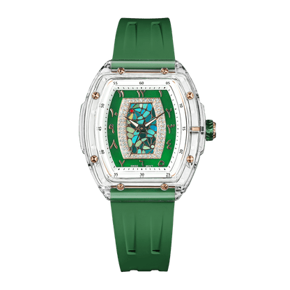 Official Tsar Bomba Swiss Acrylic Elemental Ladies Series Watch - TB8219 Nucleus Femme 02 - Top G Watches