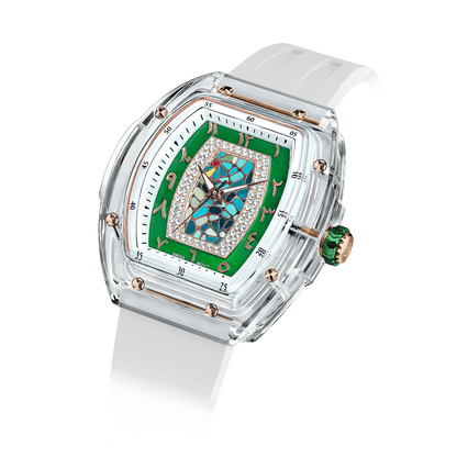 Official Tsar Bomba Swiss Acrylic Elemental Ladies Series Watch - TB8219 Nucleus Femme 02 - Top G Watches