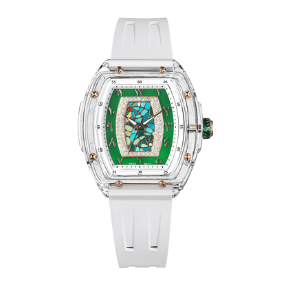 Official Tsar Bomba Swiss Acrylic Elemental Ladies Series Watch - TB8219 Nucleus Femme 02 - Top G Watches