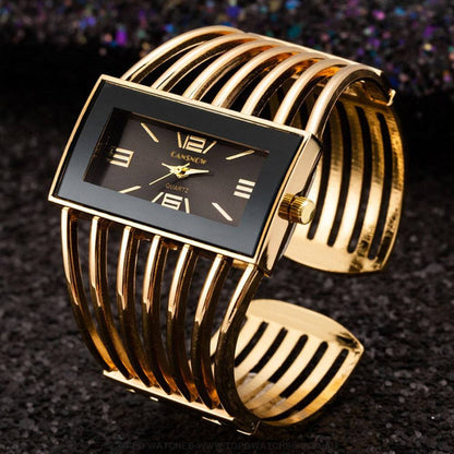 Elegant Fashion Dress Quartz-Crystal Ladies' Bracelet Bangle Wristwatch - Top G Watches