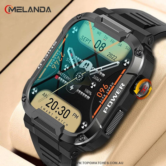 Outdoor Military Tough Bluetooth Android Waterproof Health Fitness Pro V2 Smartwatch - Top G Watches