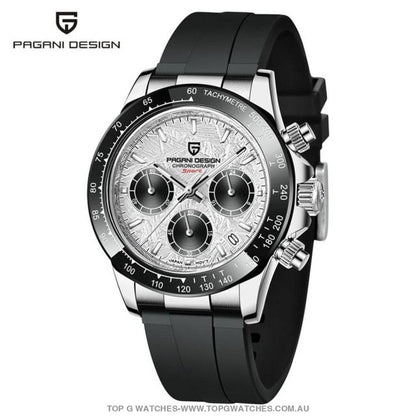 Elite Automatic Mechanical Pagani-Design Sapphire Glass Japan Chronograph 100m Waterproof Wristwatch - Top G Watches