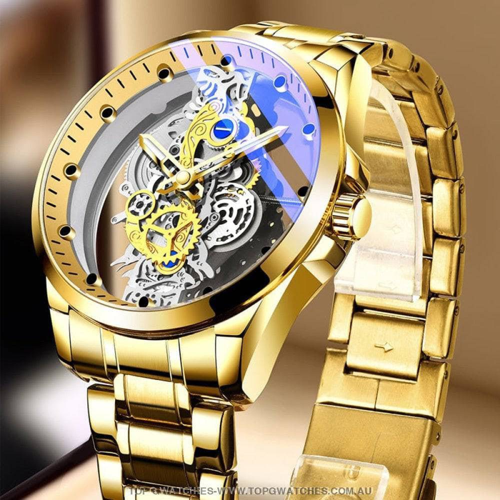 Hollow Gear Skeletal Poedagar Luxury Automatic Mechanical Watch - Top G Watches