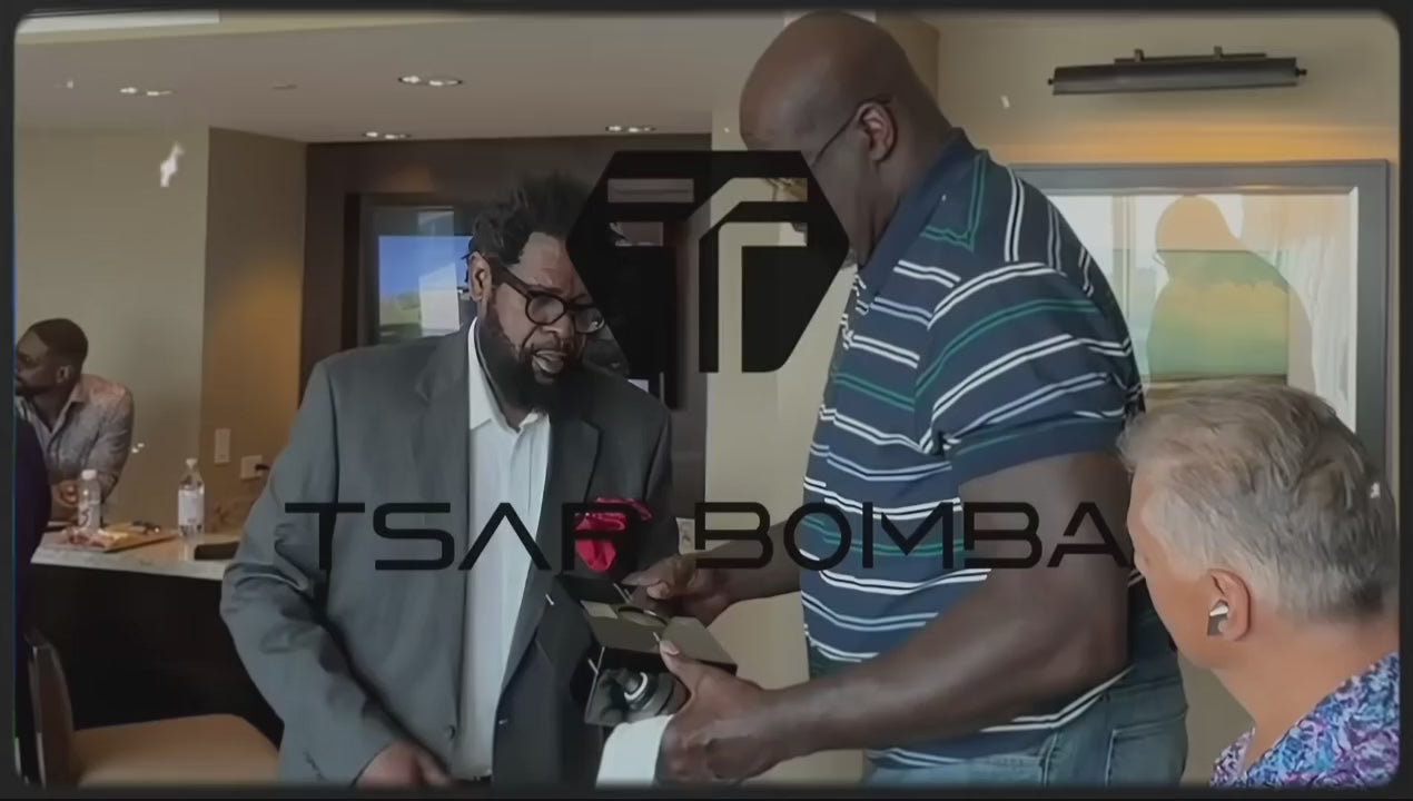 Load video: Top G Watches Tsar Bomba Supercar Edition Shaq O'Neil Collaboration