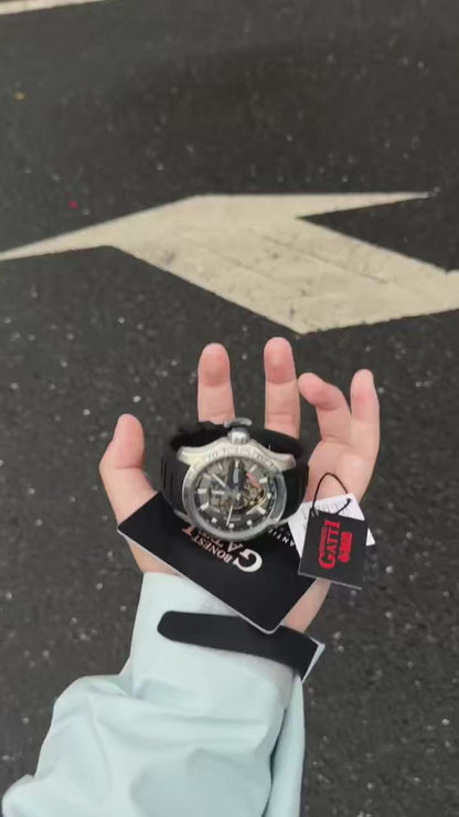 BONEST GATTI BG4005 Skeleton Automatic Men's Sports Watch