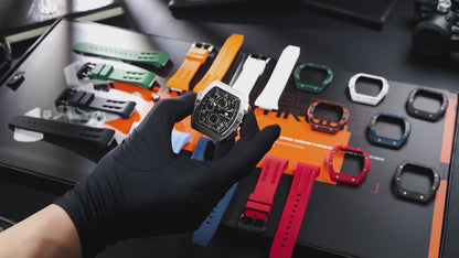 官方 TSAR Bomba 可互换精工 VK67 机械手表 - TB8214 双组合