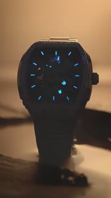 Bonest Gatti Barrel Dragon BG5605S – Steel Bracelet Automatic with Zircon Bezel