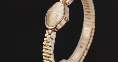 BERNY 2946L Women's Mini Gold Quartz Dress Watch