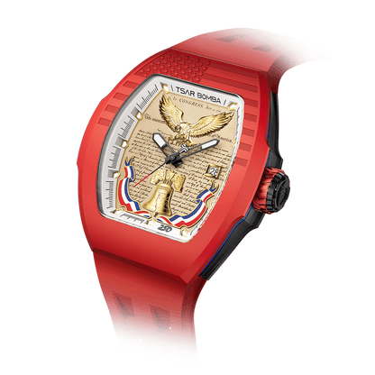 Official TSAR BOMBA TB8218R Minuteman 1776 Limited Edition | 250th Anniversary Automatic Watch