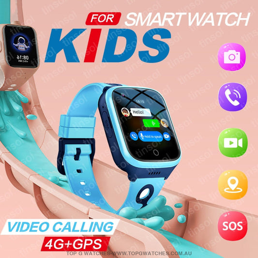 Safeguard Kids Pro Video Call Phone Gps Monitor Child Sports Digital Tracker Smartwatch Smart