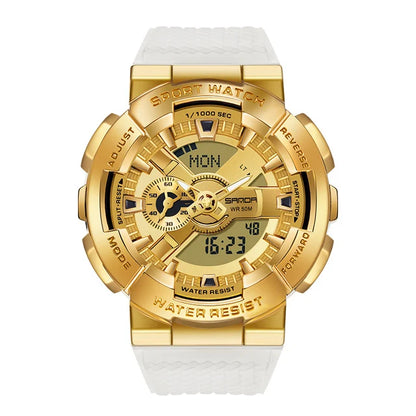 SANDA 9004 Digital Sports Watch - Waterproof Military G-Style Shockproof - Top G Watches