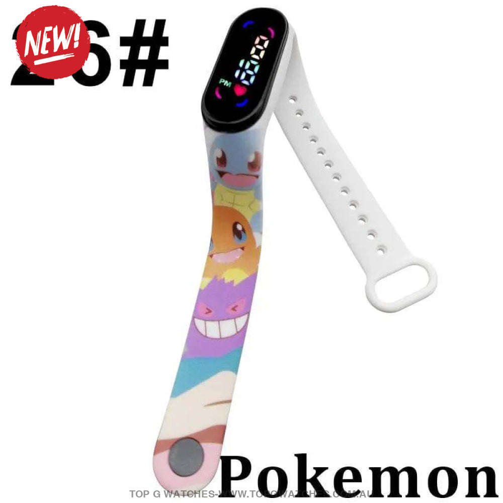 Smart-LED Digital Pokémon Gotta Catch 'Em All - Smart Electronic Silicone Watch - Top G Watches