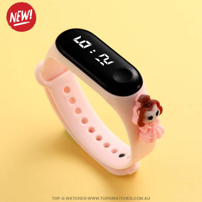 Waterproof Smart Touch Screen Digital Led Cartoon Sports Kid's Watch - Top G Watches