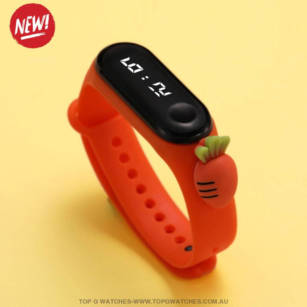 Waterproof Smart Touch Screen Digital Led Cartoon Sports Kid's Watch - Top G Watches