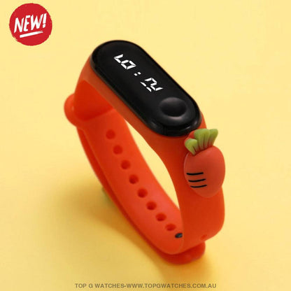 Waterproof Smart Touch Screen Digital Led Cartoon Sports Kid's Watch - Top G Watches