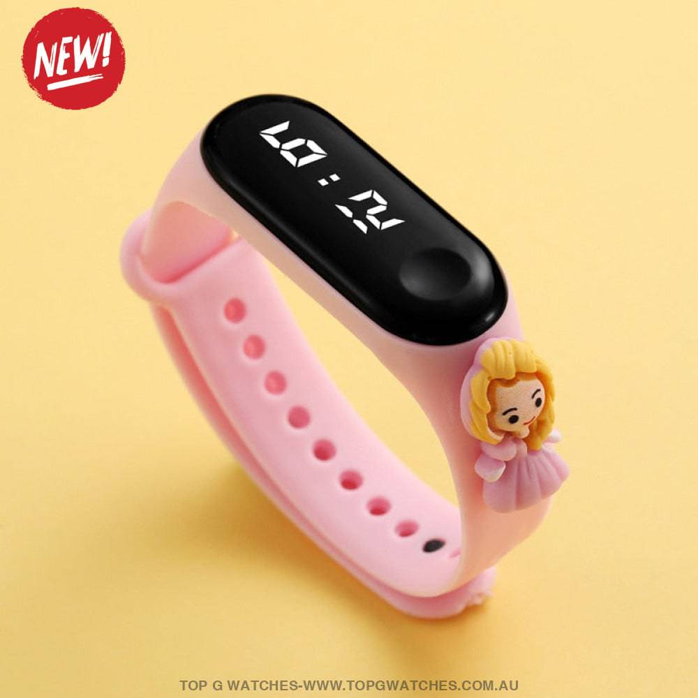 Waterproof Smart Touch Screen Digital Led Cartoon Sports Kid's Watch - Top G Watches
