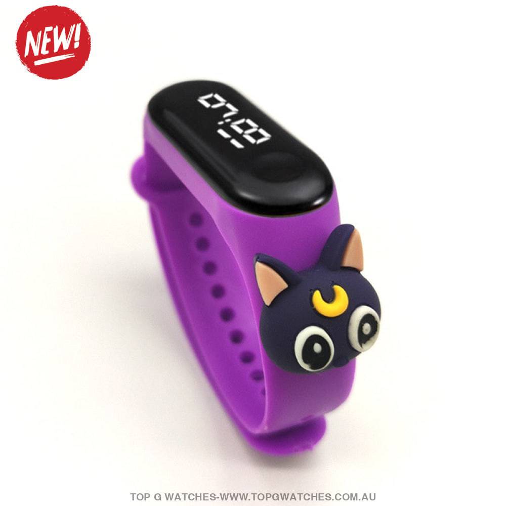 Waterproof Smart Touch Screen Digital Led Cartoon Sports Kid's Watch - Top G Watches