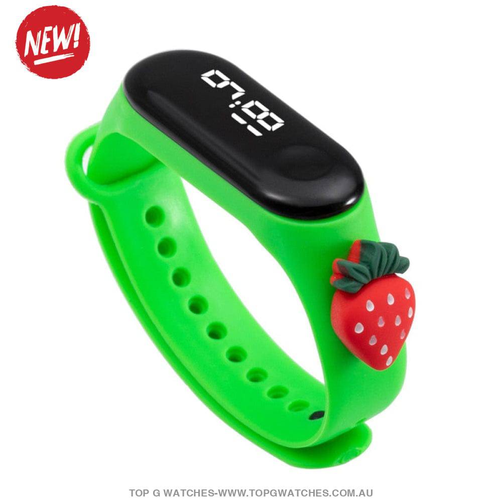 Waterproof Smart Touch Screen Digital Led Cartoon Sports Kid's Watch - Top G Watches