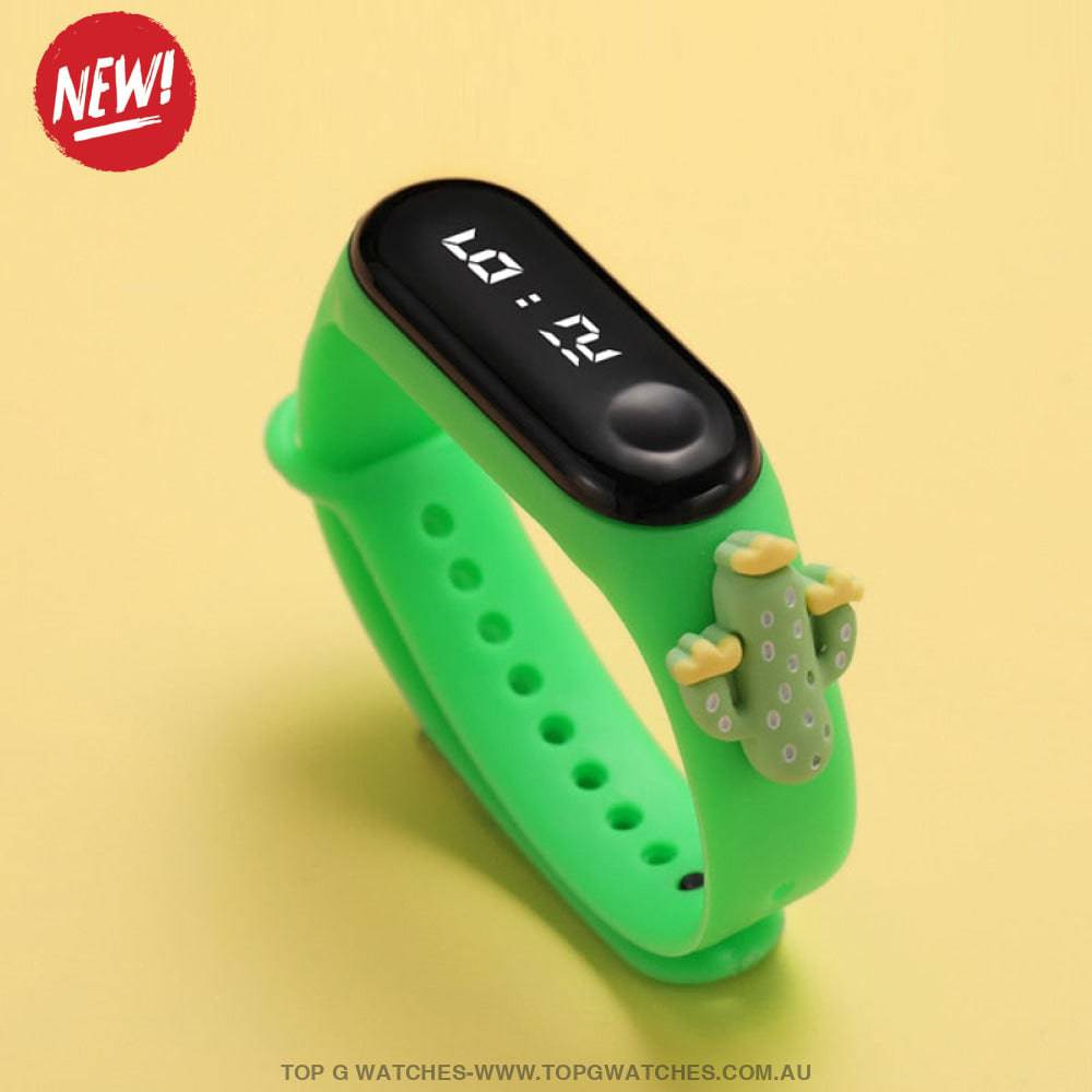 Waterproof Smart Touch Screen Digital Led Cartoon Sports Kid's Watch - Top G Watches