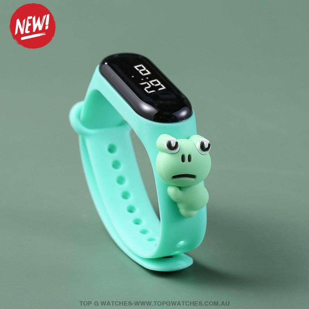 Waterproof Smart Touch Screen Digital Led Cartoon Sports Kid's Watch - Top G Watches