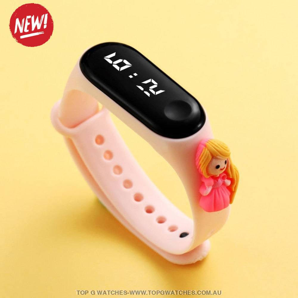 Waterproof Smart Touch Screen Digital Led Cartoon Sports Kid's Watch - Top G Watches