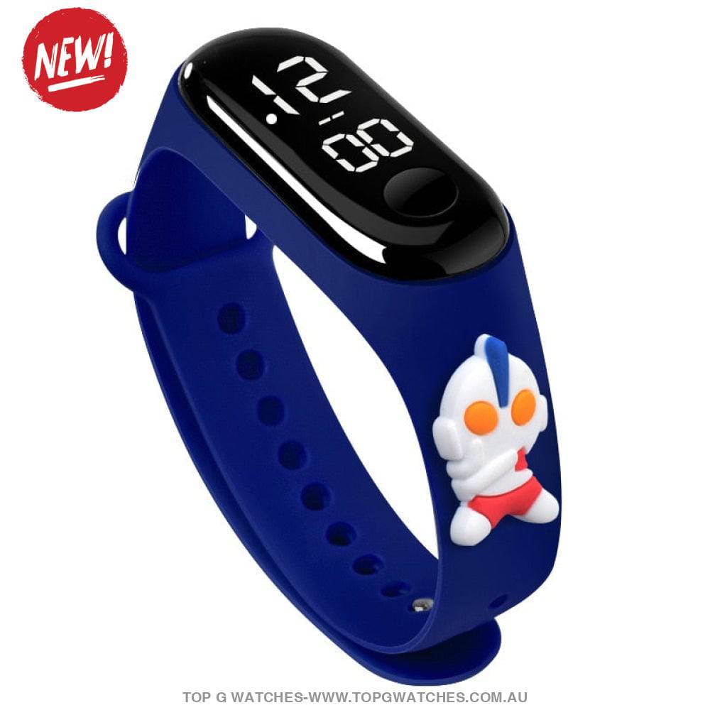 Waterproof Smart Touch Screen Digital Led Cartoon Sports Kid's Watch - Top G Watches