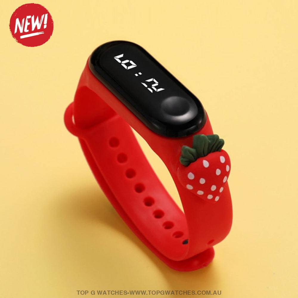 Waterproof Smart Touch Screen Digital Led Cartoon Sports Kid's Watch - Top G Watches