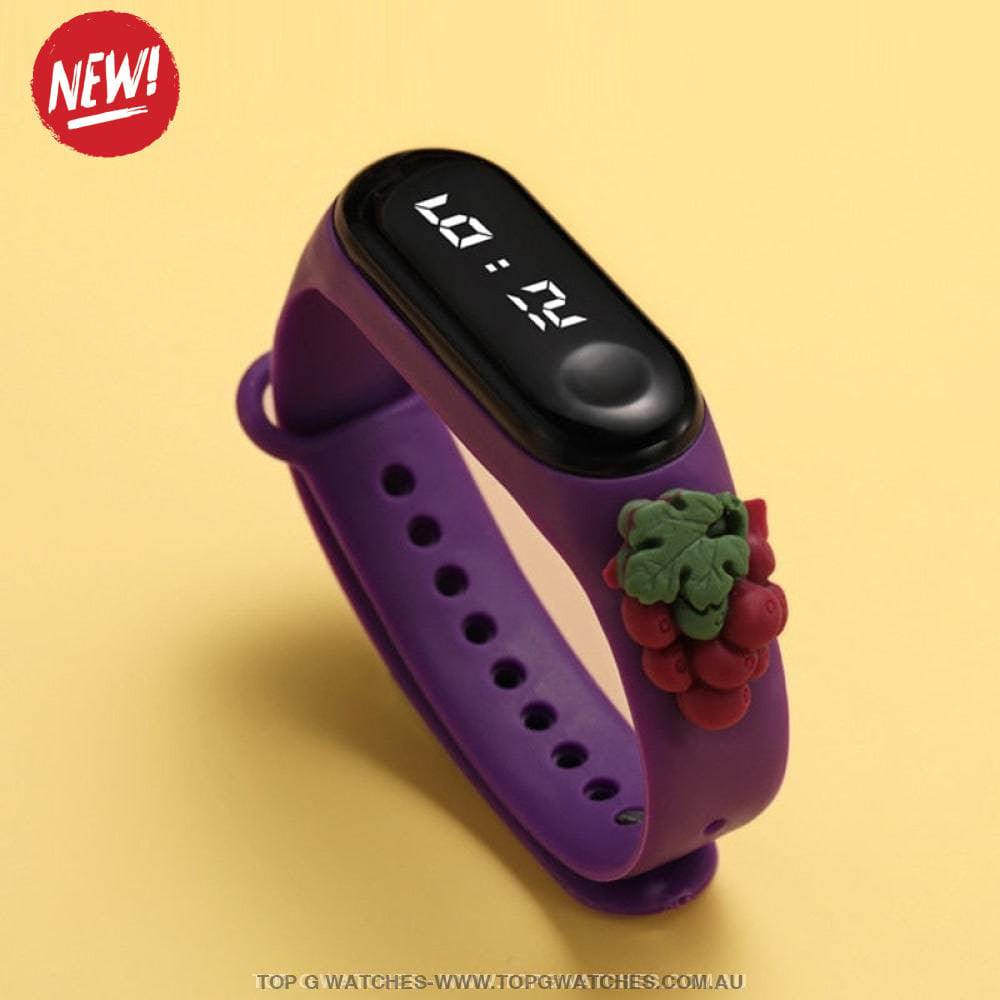 Waterproof Smart Touch Screen Digital Led Cartoon Sports Kid's Watch - Top G Watches