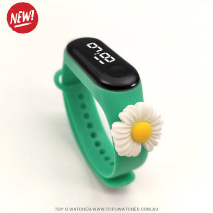 Waterproof Smart Touch Screen Digital Led Cartoon Sports Kid's Watch - Top G Watches