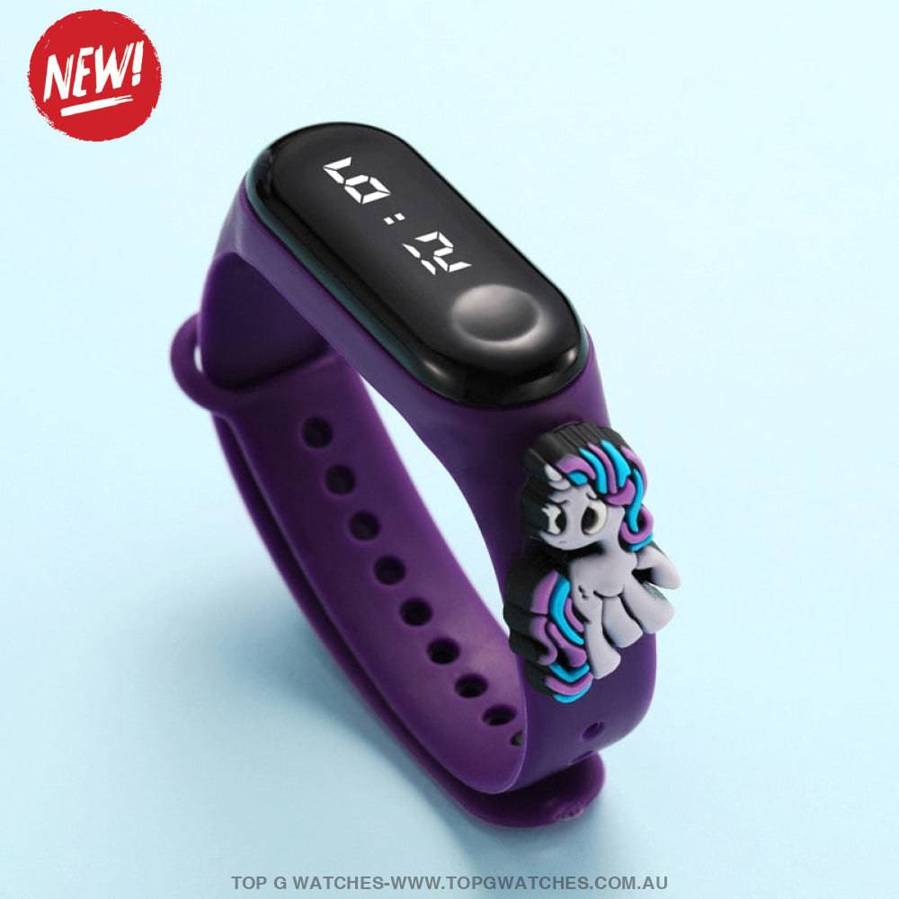 Waterproof Smart Touch Screen Digital Led Cartoon Sports Kid's Watch - Top G Watches