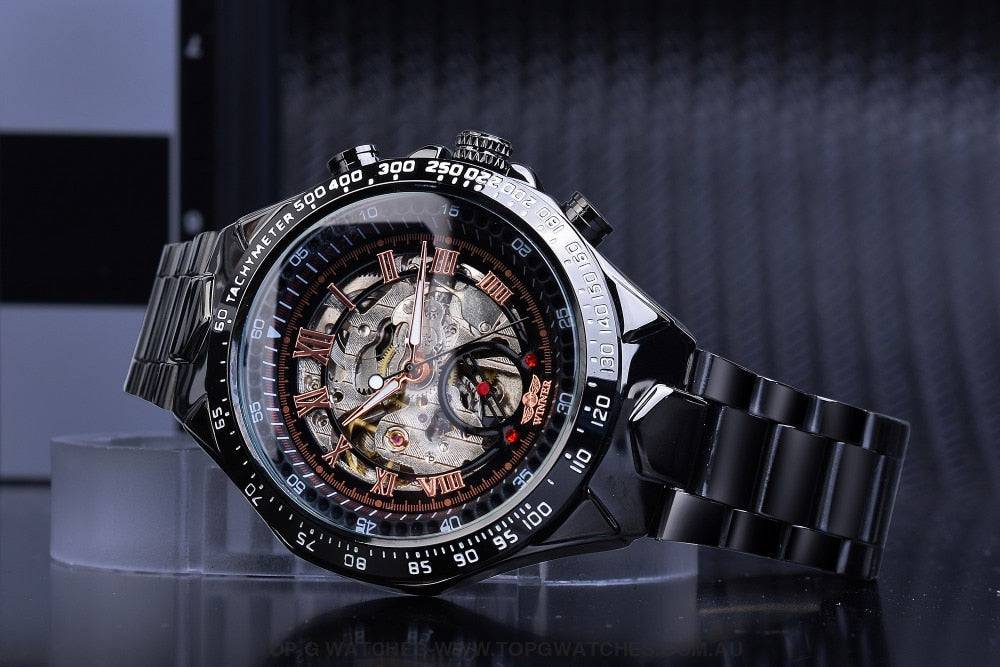 Winner Mechanical Self-Wind Business Casual Design Automatic Watch - Top G Watches